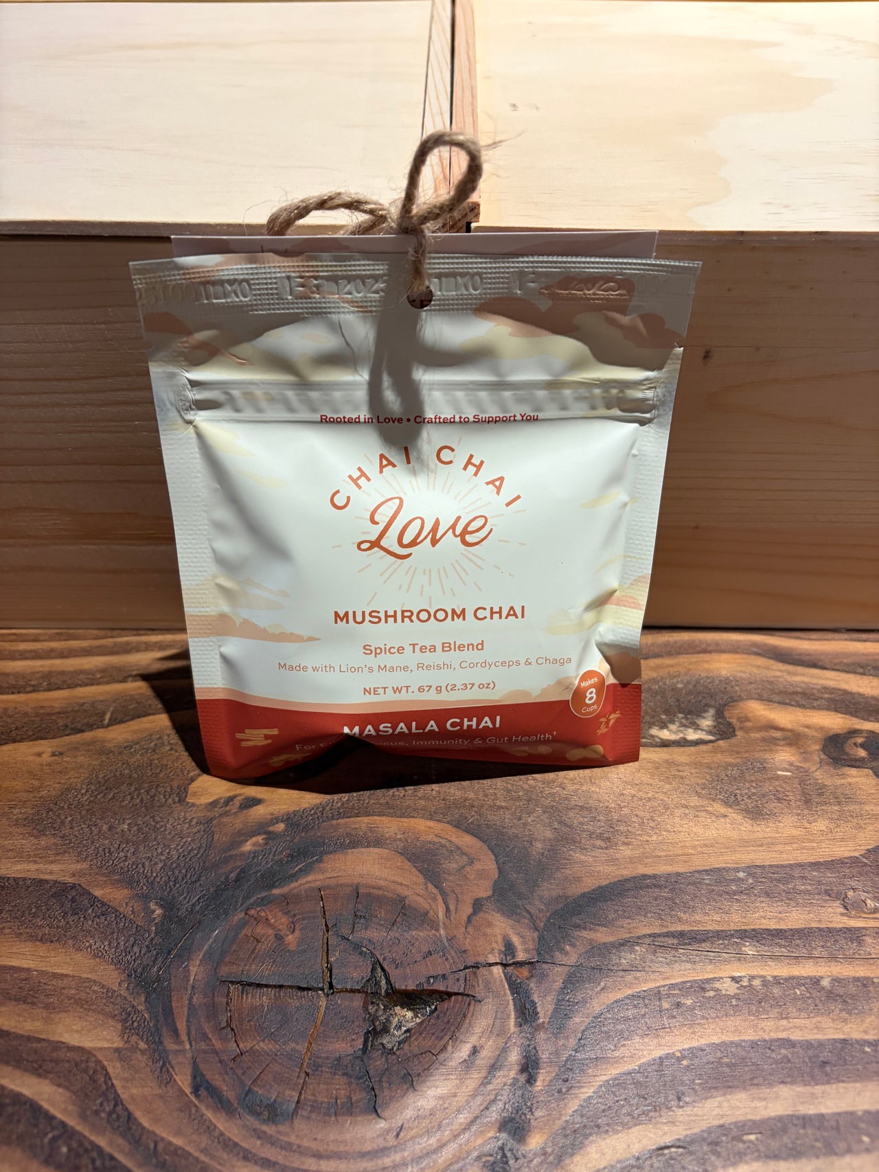 Chai Chai Love - Mushroom Chai - Original Masala Chai (8 Cup)