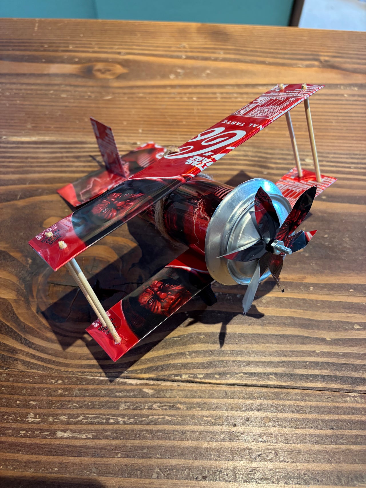 Flyby - Soda Can Airplane