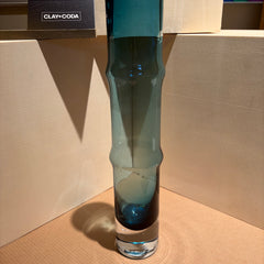 Clay + Coda- Item #D544 - Blue Glass Vase