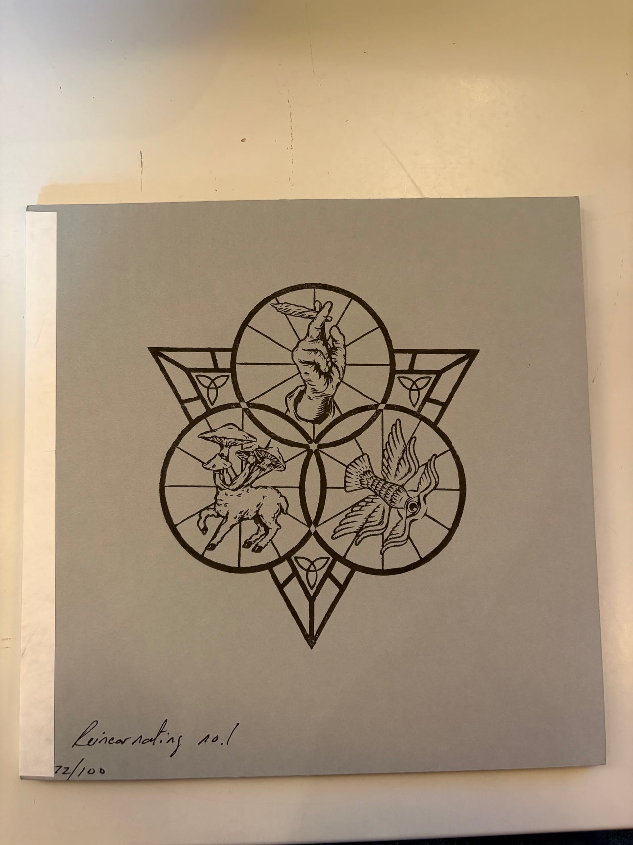 Patrick Turk - Unframed Blotter Art Print Portfolio - "Molecularization No. 6"