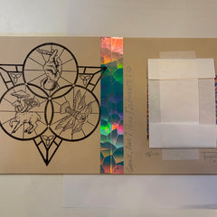 Patrick Turk - Holographic Sticker Portfolio - "Grace, Age 7"
