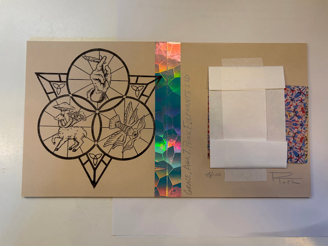 Patrick Turk - Holographic Sticker Portfolio - "Grace, Age 7"