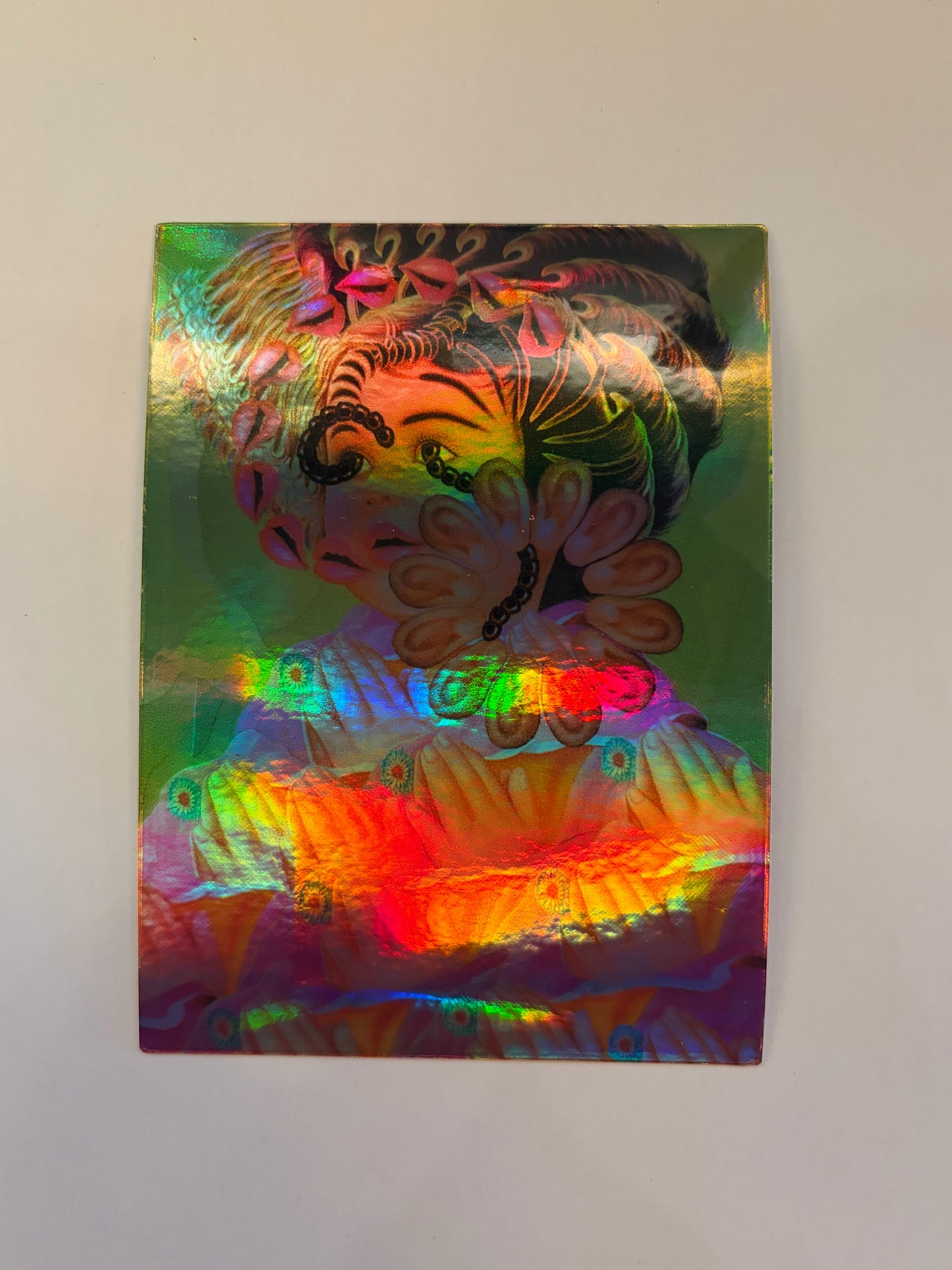 Patrick Turk - Holographic Sticker Portfolio - "Grace, Age 7"