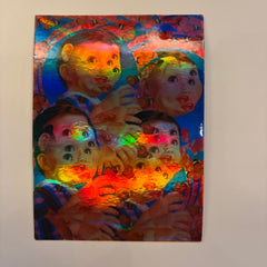 Patrick Turk - Holographic Sticker Portfolio - "Kenny, Age 4"