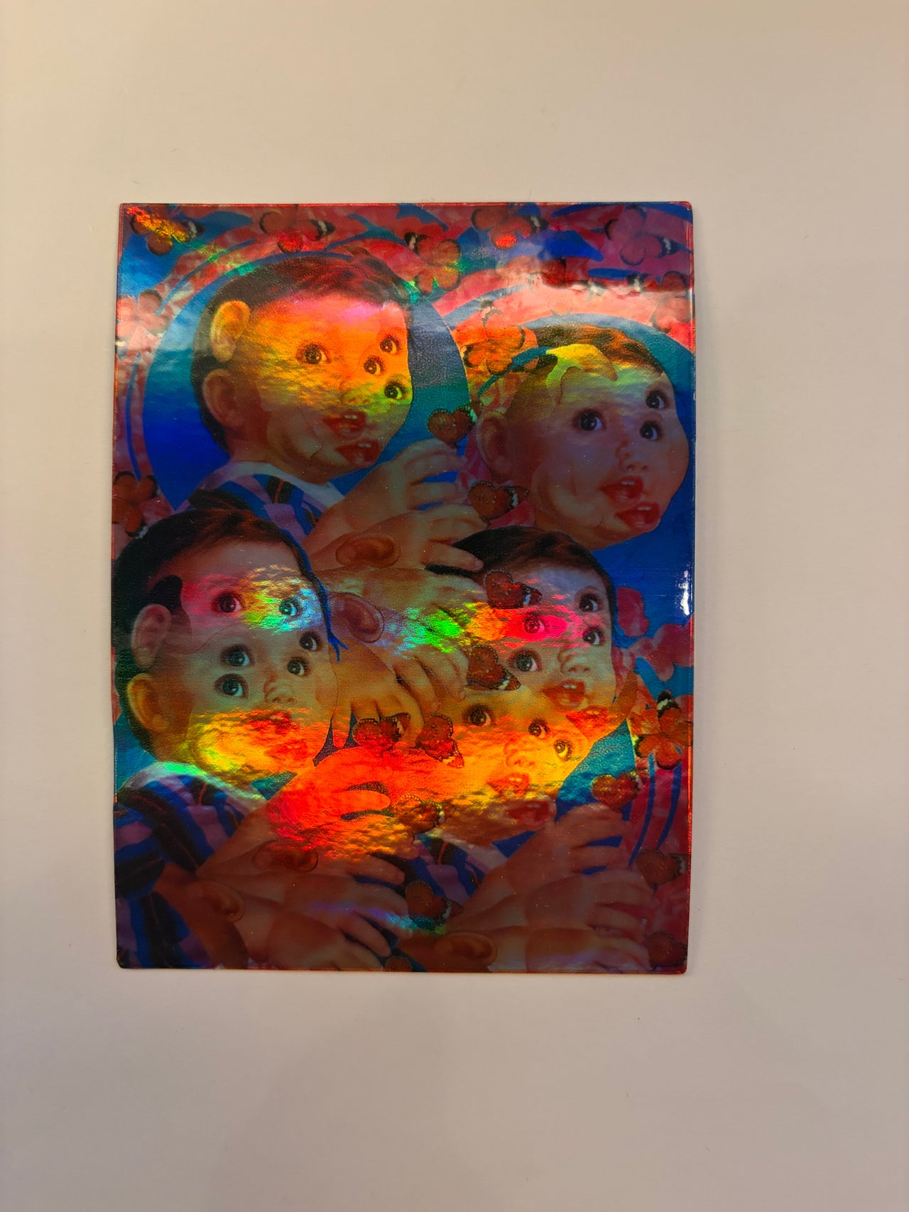 Patrick Turk - Holographic Sticker Portfolio - "Kenny, Age 4"