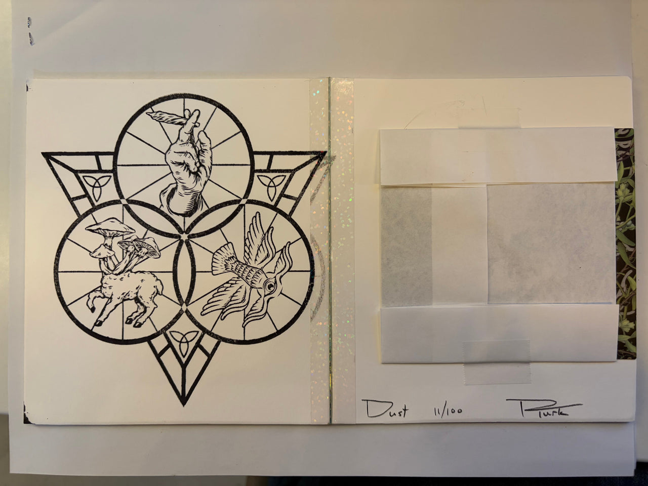 Patrick Turk - Holographic Sticker Portfolio - "Dust"