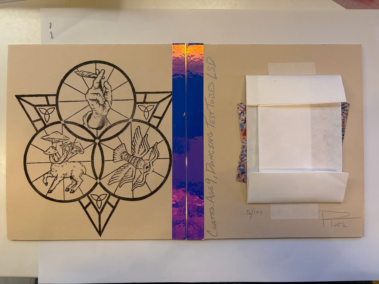 Patrick Turk - Holographic Sticker Portfolio - "Curtis, Age 9"