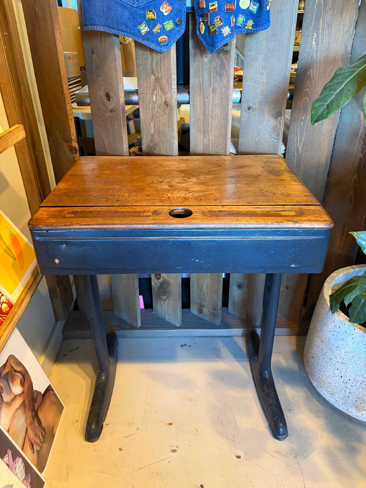 Vintage School Desk
