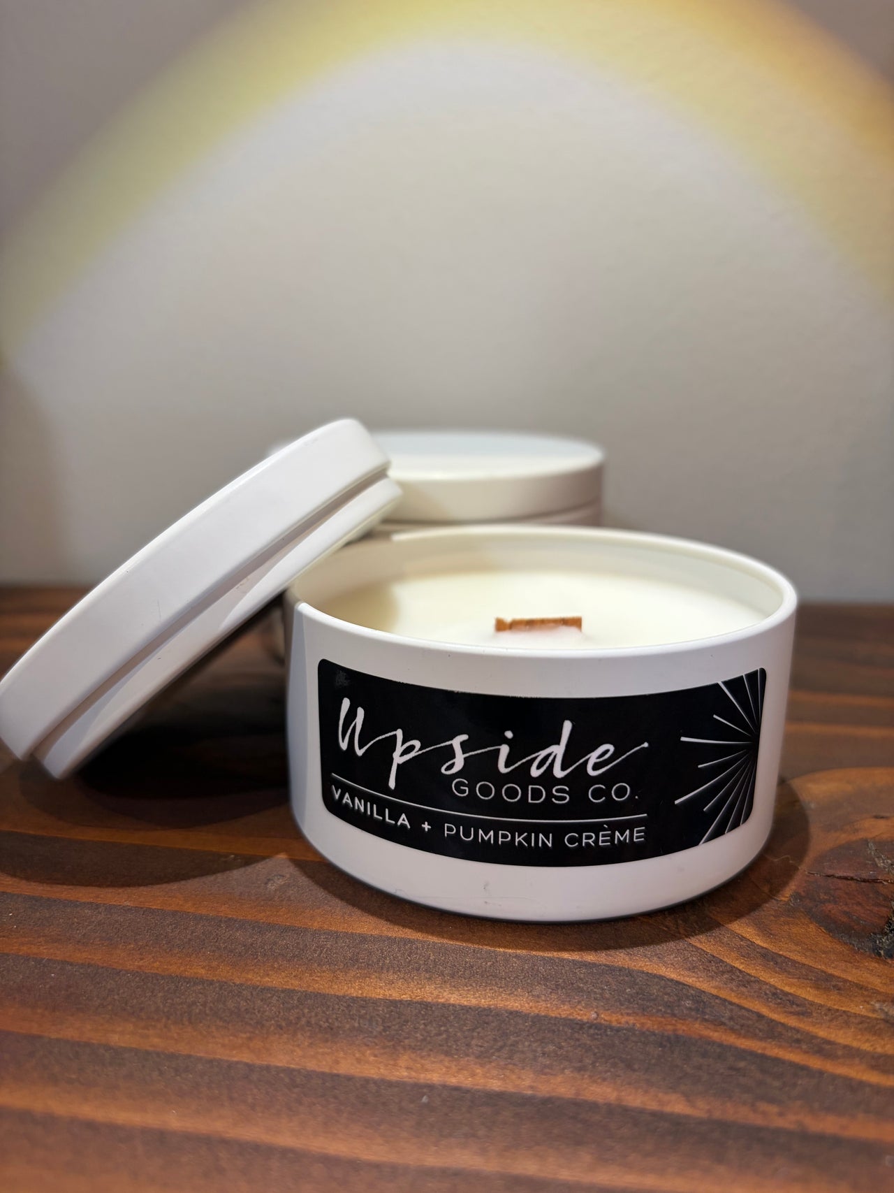 Upside Goods Co. - Small (5oz) Candle - Vanilla + Pumpkin Crème