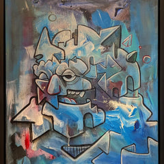 Lapis Room - Original Art - 'Camoflaaugge No. 3'  Alec Enzo