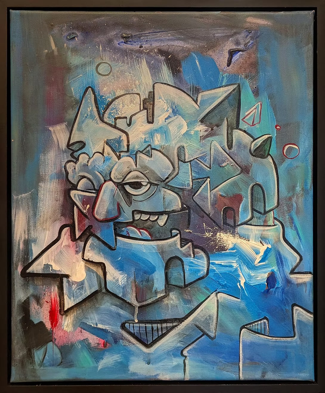 Lapis Room - Original Art - 'Camoflaaugge No. 3'  Alec Enzo
