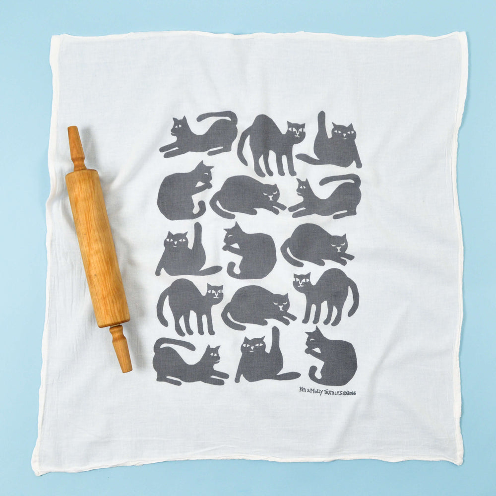 Kei & Molly - Tea Towel - Cats