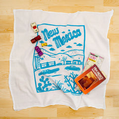 Kei & Molly - Tea Towel - New Mexico (Turquoise)