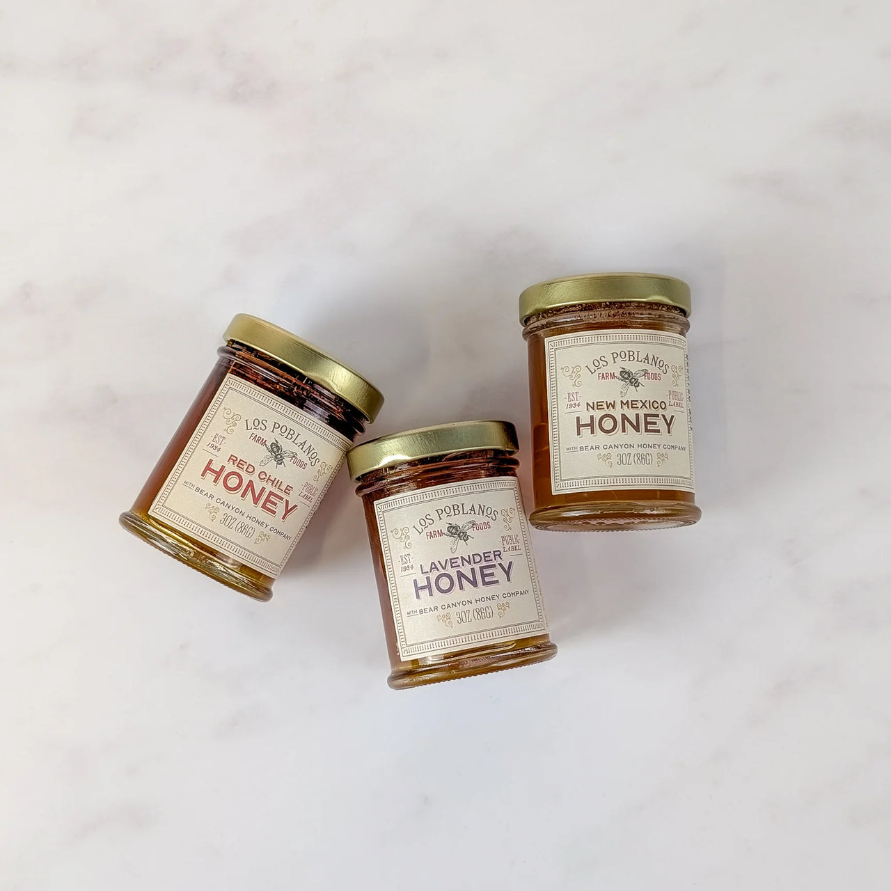 Los Poblanos - Honey Mixed 3-Pack