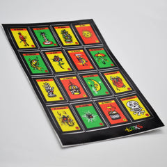 Metal - Sticker Sheet- La Loteria