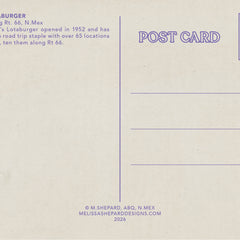 Route 66 Postcard - Melissa Shepard - Blake’s Lotaburger