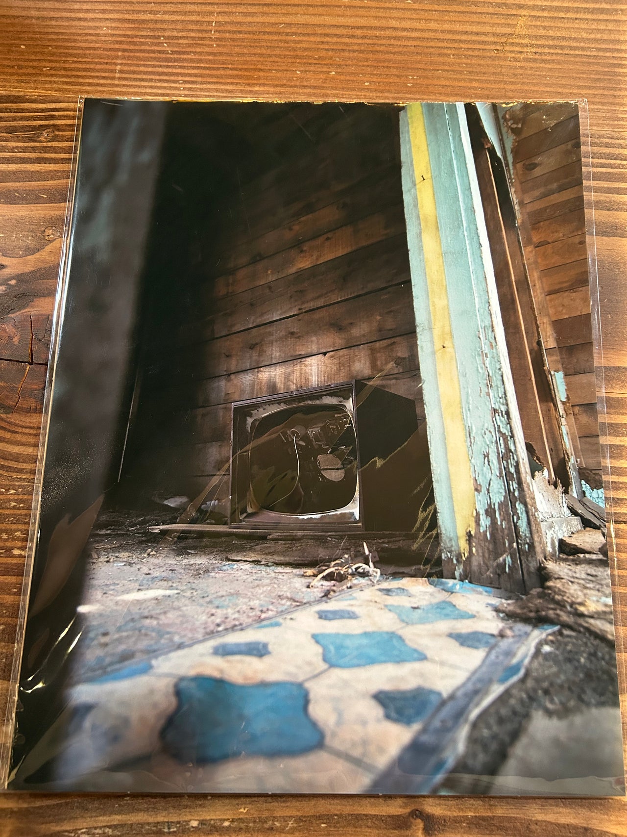 Mark Wade - 11x14 Photo Print - Busted TV in House