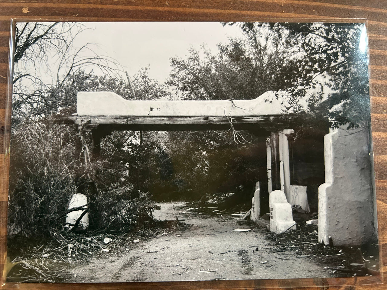 Mark Wade - 5x7 Photo Print - Car Port (Black & White)