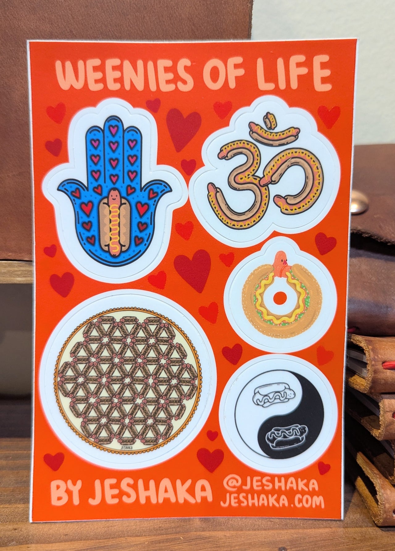 JESHAKA - Sticker Sheet - Weenies of Life