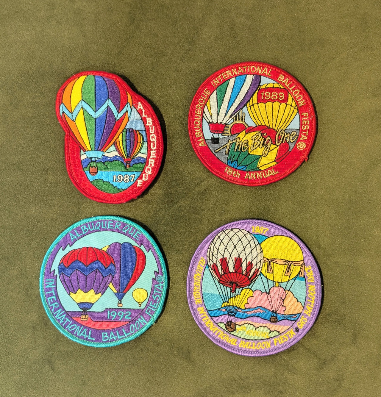 Vintage Balloon Fiesta Patches
