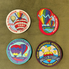 Vintage Balloon Fiesta Patches