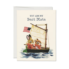 Scarry Best Mate Greeting Card : Single
