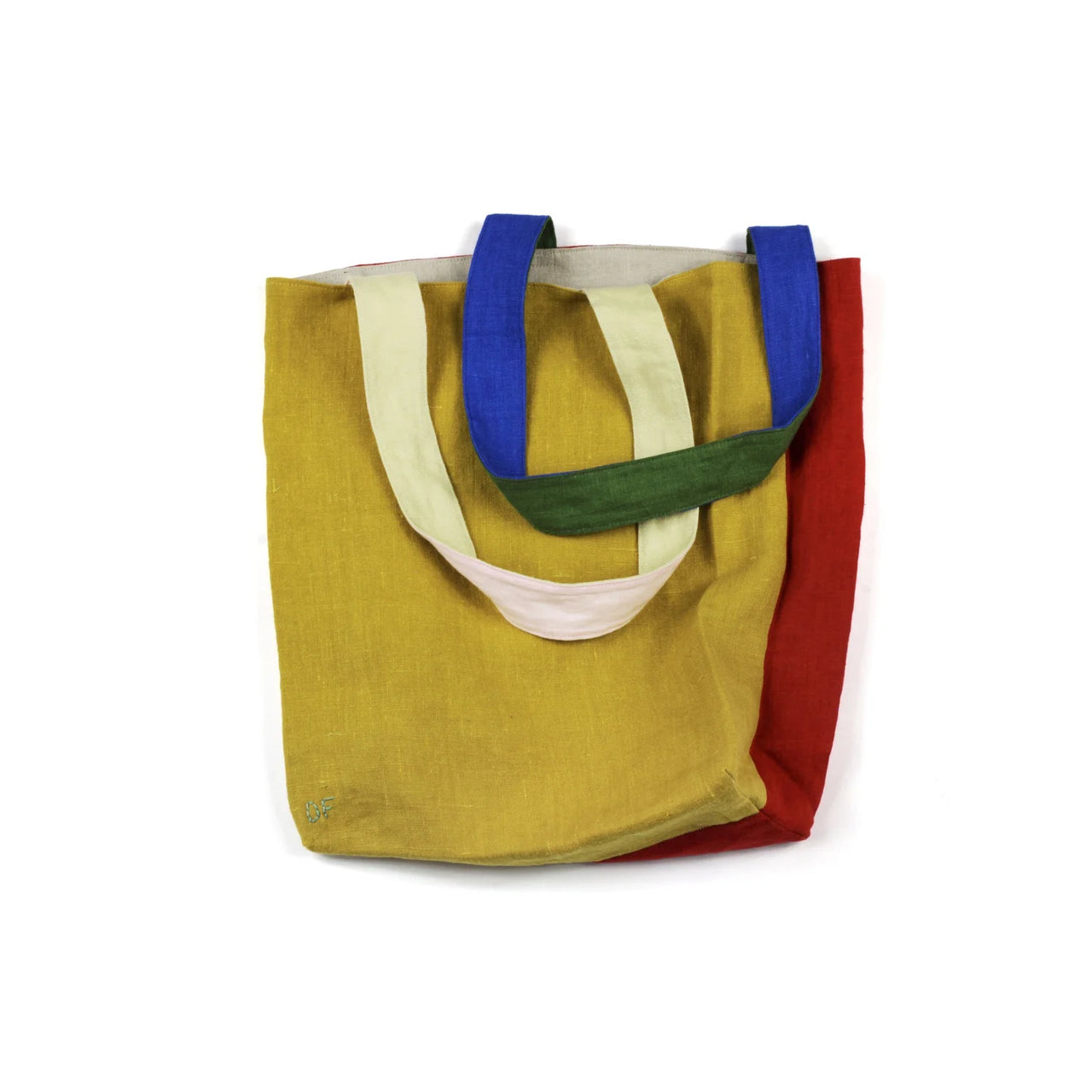 Linen Tote Bag: Salsa - Danica Favorito