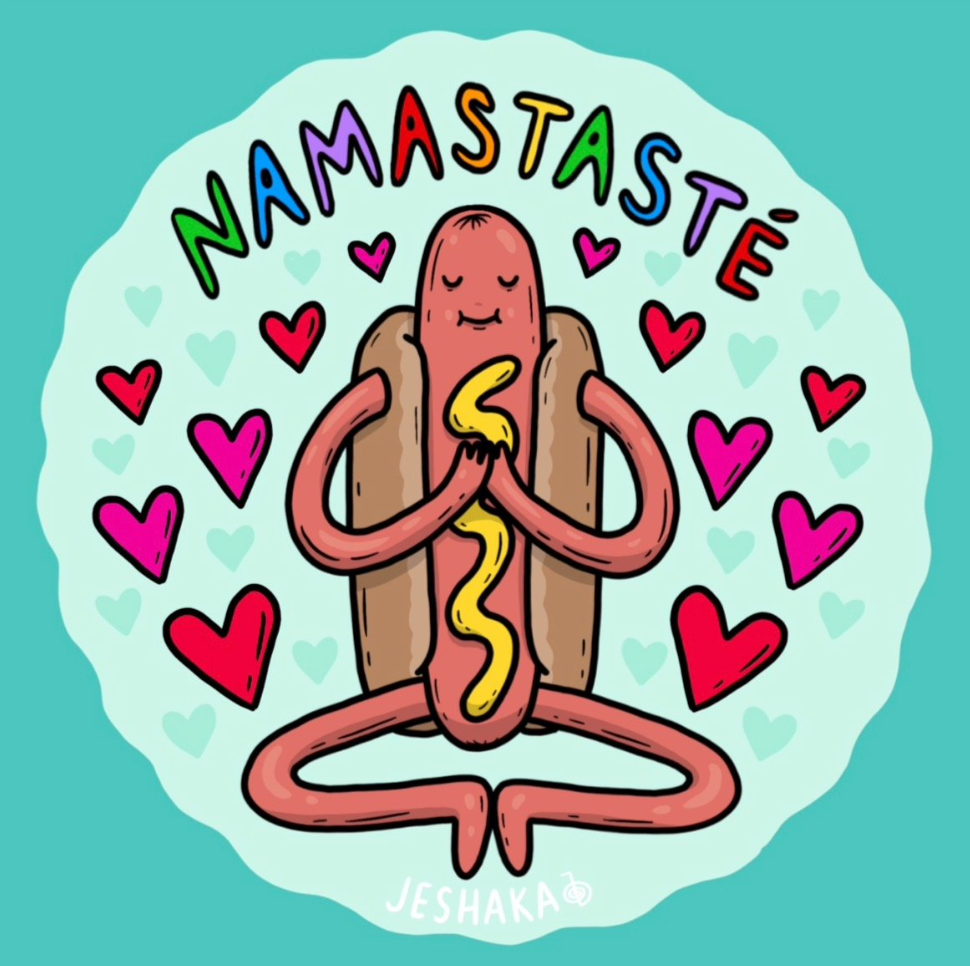 JESHAKA - Sticker - Namastaste (Hologram & Regular)