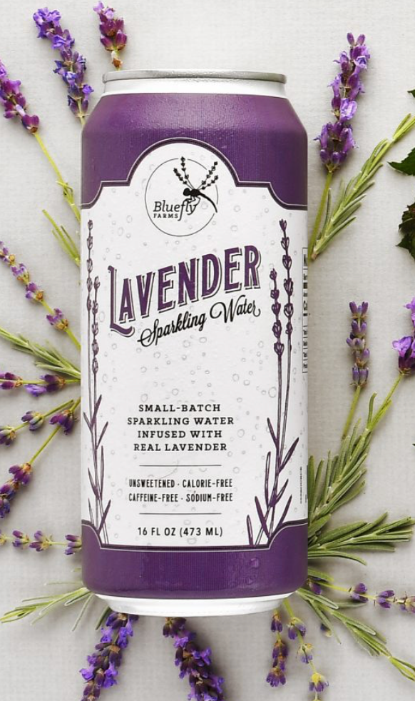 Bluefly Farms - Lavender Sparkling Water (16 oz)