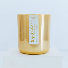 Upside Goods Co. - Large (12oz) Candle - Caramel + Tobacco