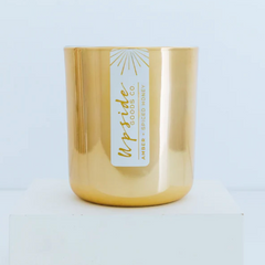 Upside Goods Co. - Large (12oz) Candle -  Amber + Spiced Honey
