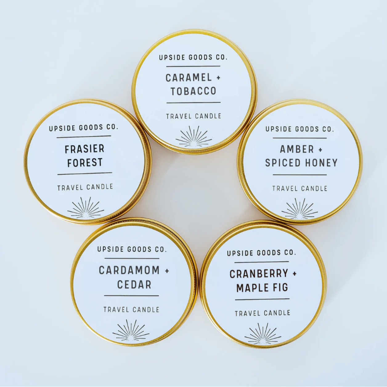 Upside Goods Co. - Small (5oz) Candle - Amber + Spiced Honey