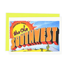 The Ole Southwest - Risograph Greeting Card