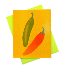 Next Chapter - Greeting Card - Red & Green Chiles