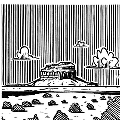 Lapis Room - Mari Mathieu - Original Art "Chaco Canyon"