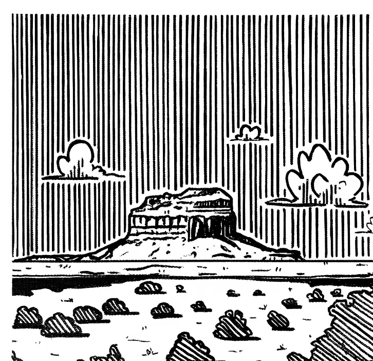 Lapis Room - Mari Mathieu - Original Art "Chaco Canyon"