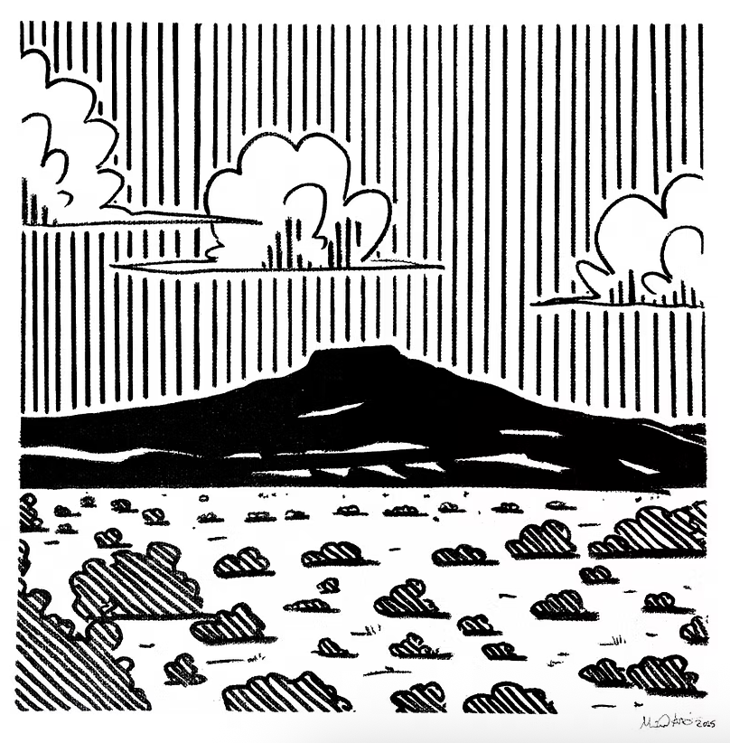 Lapis Room - Mari Mathieu - Original Art "Pedernal"