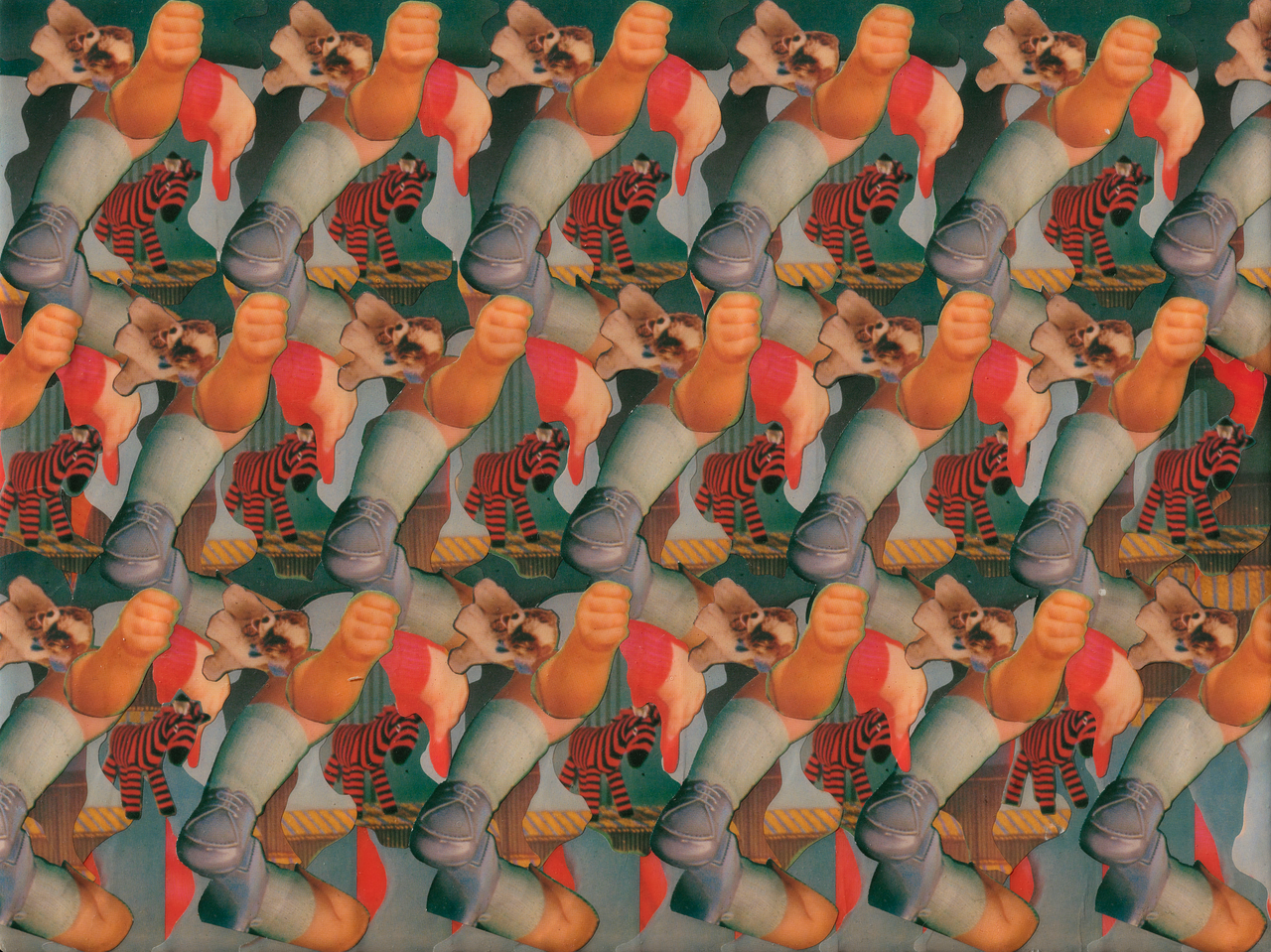 Patrick Turk - Original Art - Victims of the Blue Star Tattoo Legend: Patrick, Age 4, Gold Dolphins LSD