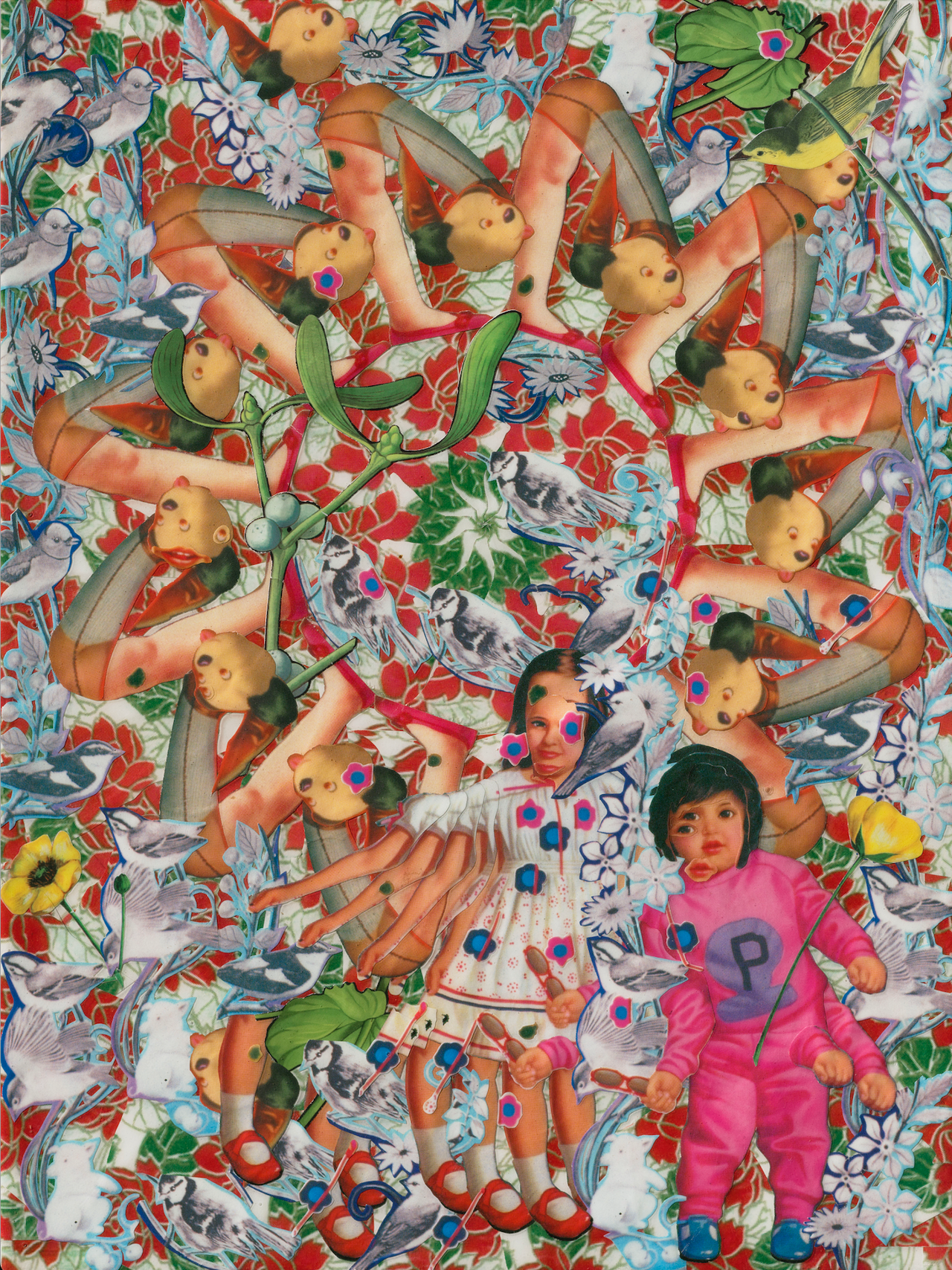 Patrick Turk - Original Art - Victims of the Blue Star Tattoo Legend: Julie & Bobby, Ages 9&5, Dancing Condoms LSD