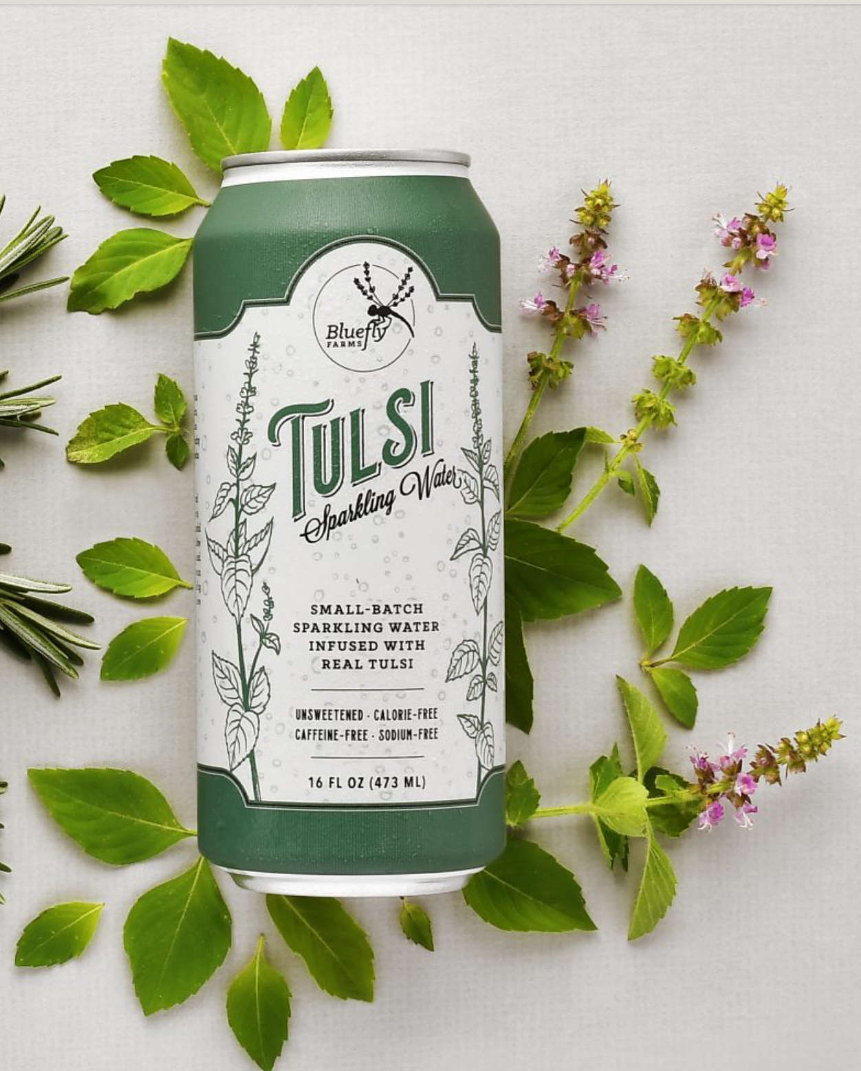 Bluefly Farms - Tulsi Sparkling Water (16 oz)