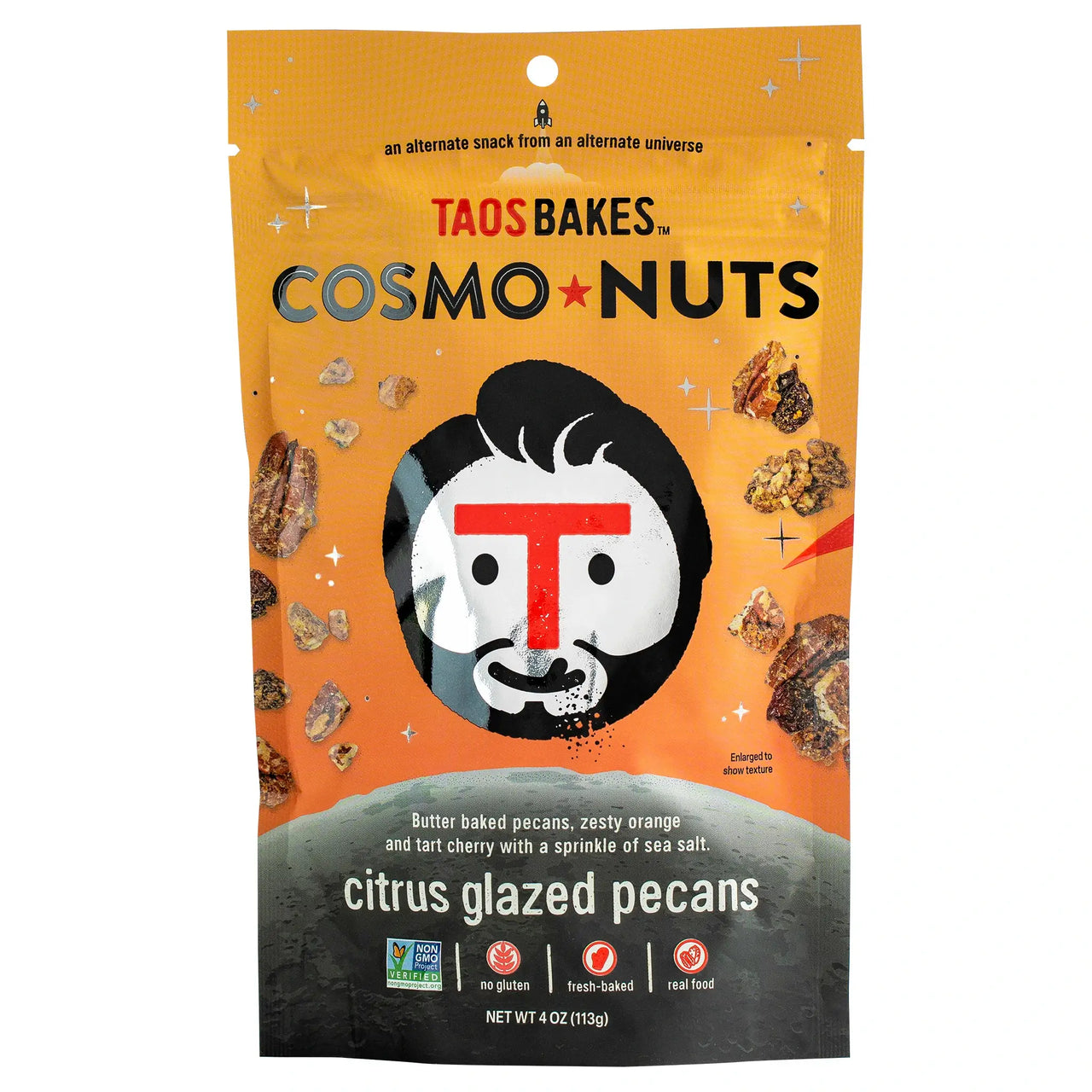 Taos Bakes - Cosmo Nuts Citrus Glazed Pecans (4 oz)