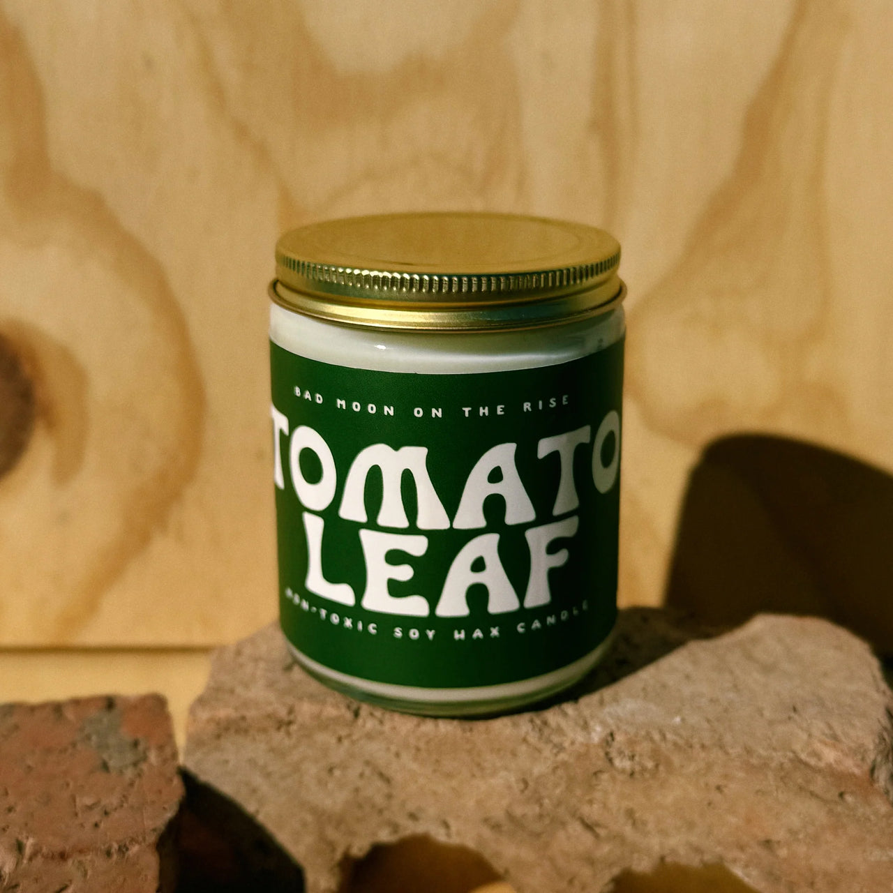 Tomato Leaf Soy Wax Glass Candle 7 oz