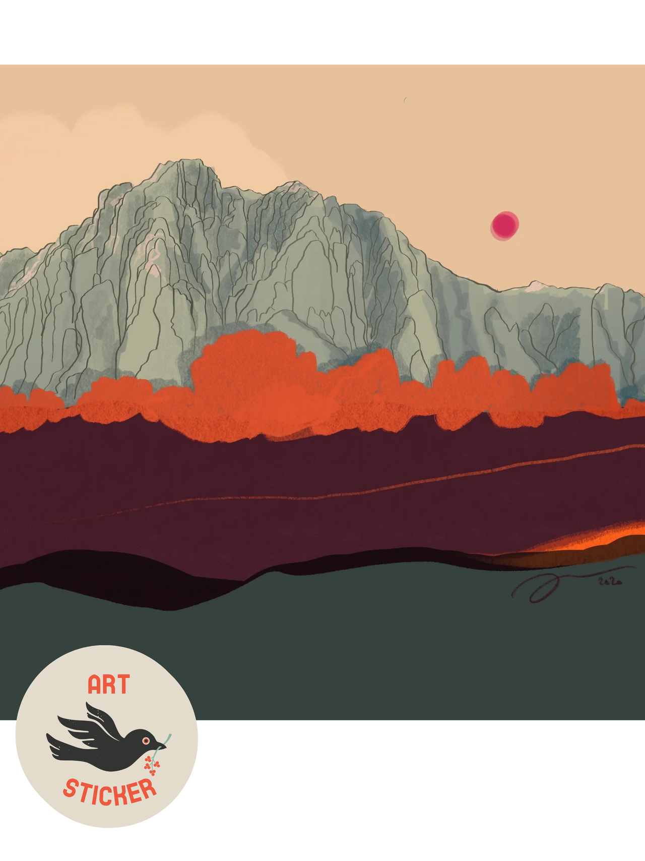 Fenn Fire Studio - Sticker - Mini Trail view