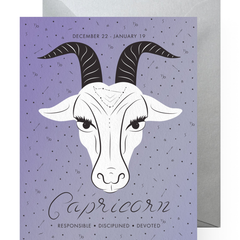 Boss Dotty - Greeting Card - Capricorn