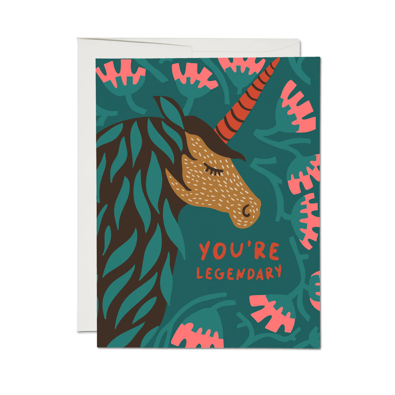 Legendary Unicorn Greeting Card : Single