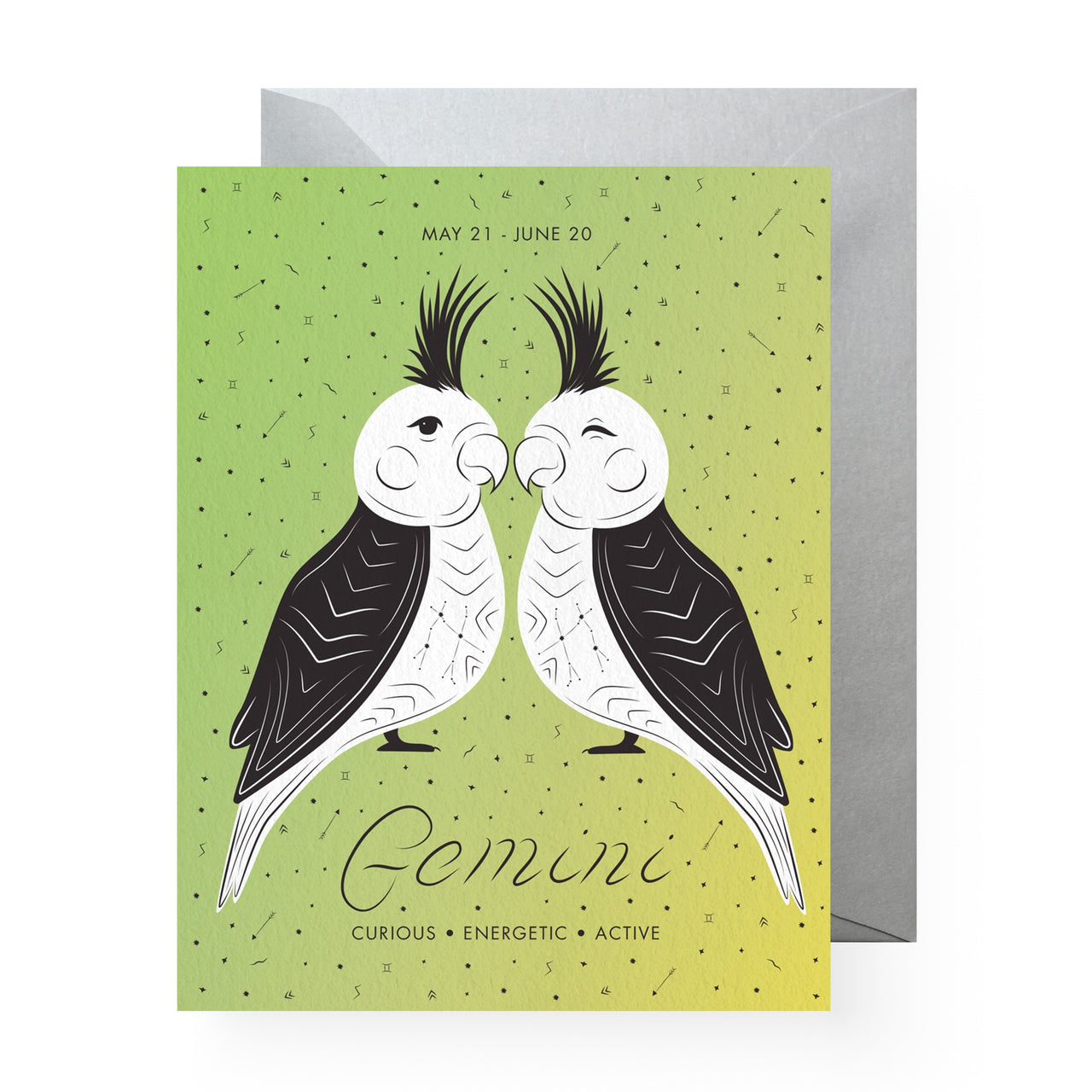 Boss Dotty - Zodiac Greeting Card - Gemini