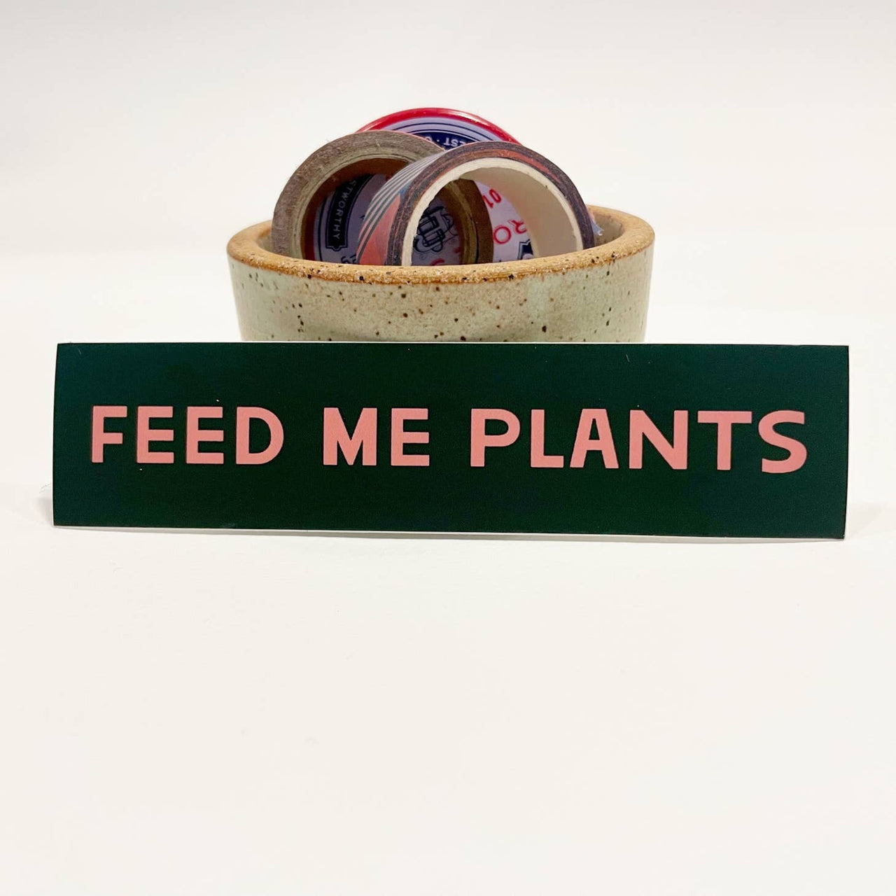 Caroline Clark - Feed Me Plants Sticker