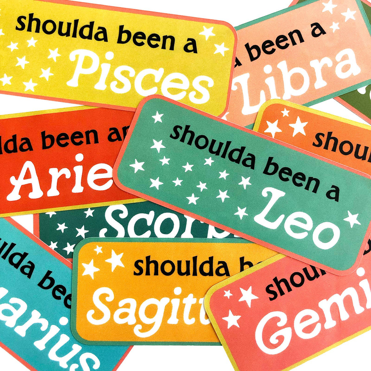 Shoulda Been A... zodiac stickers