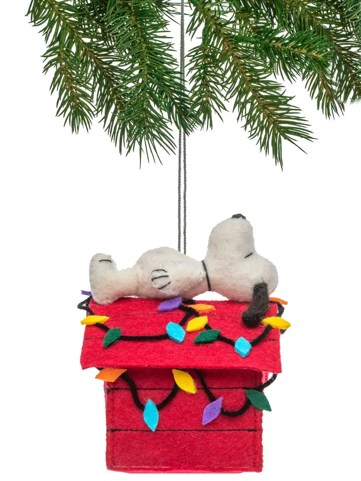 Silk Road Bazaar - Ornament - Snoopy Christmas