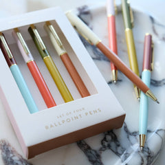 City Pallet Pens, Set of Four | CARTEGENA